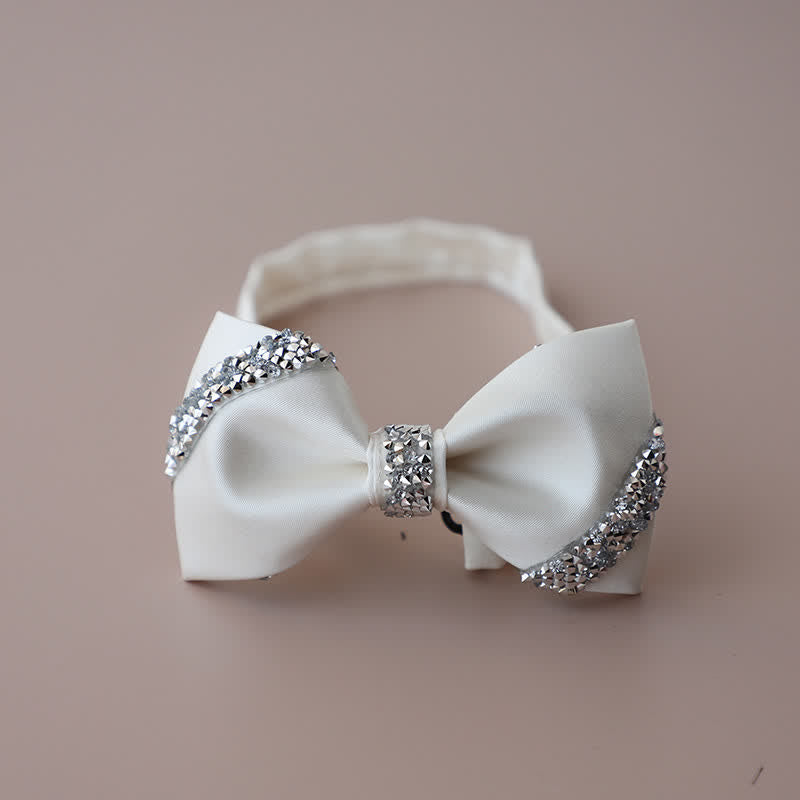 Men's Classic Rhinestone Embellished Bow Tie