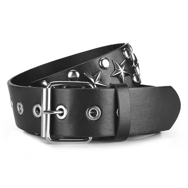 Punk Studded Rock Star Rivet Leather Belt