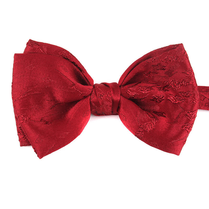 Men's Special Meticulous Floral Wedding Bow Tie