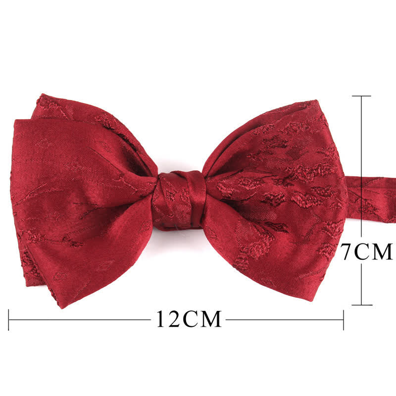 Men's Special Meticulous Floral Wedding Bow Tie