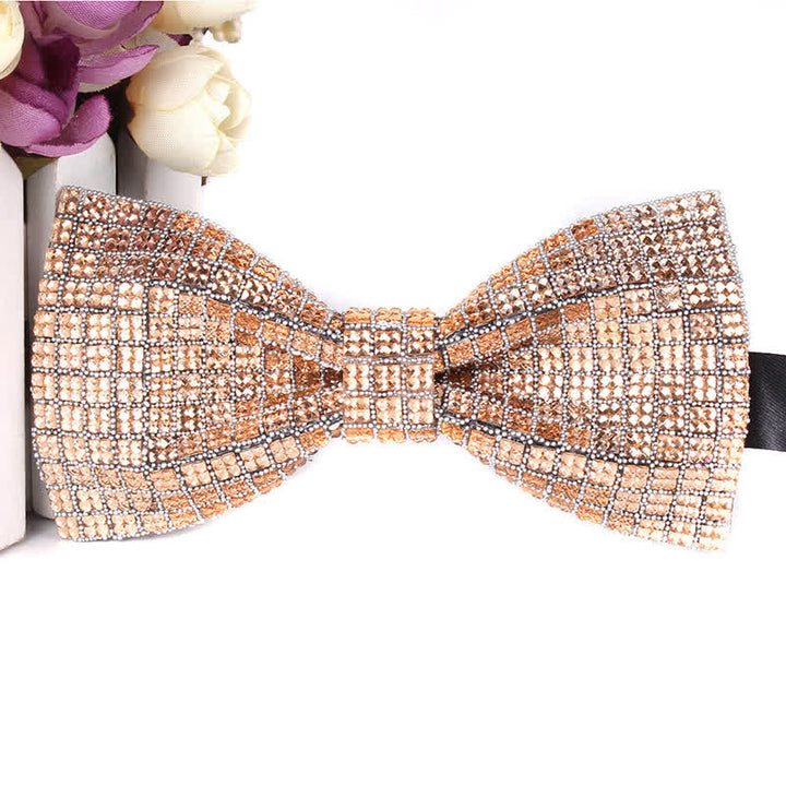 Men's Luxurious Sparkling Rhinestone Party Bow Tie