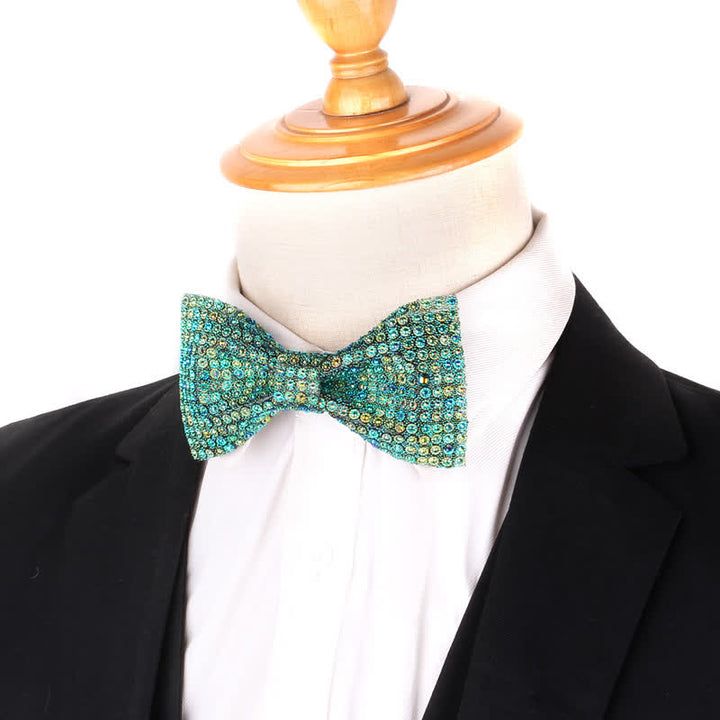 Men's Luxurious Sparkling Rhinestone Party Bow Tie