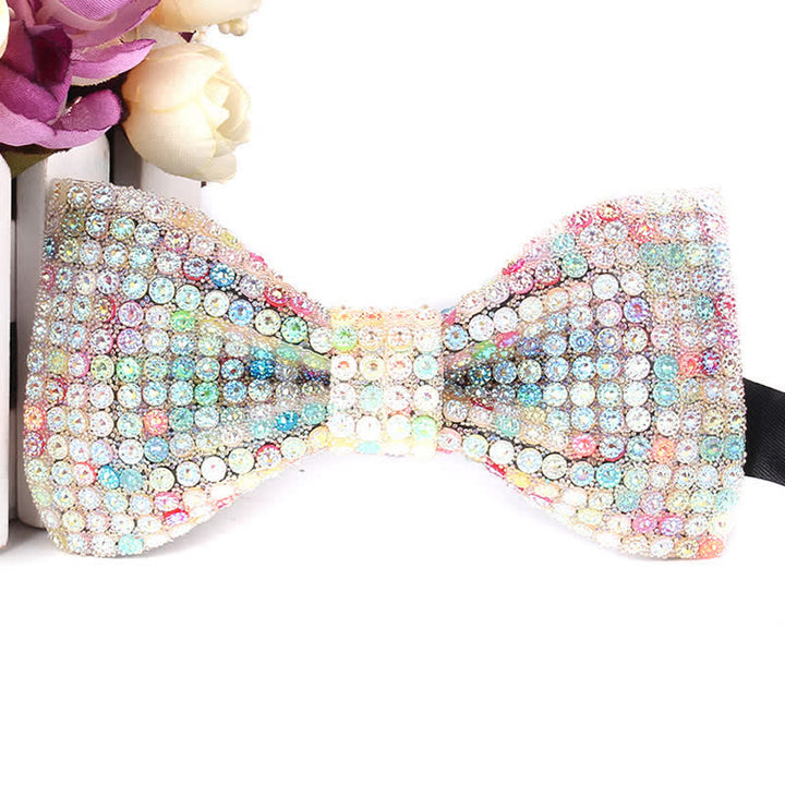 Men's Luxurious Sparkling Rhinestone Party Bow Tie