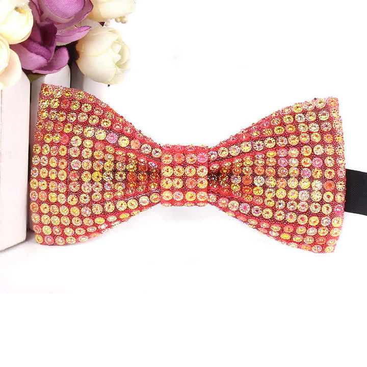 Men's Luxurious Sparkling Rhinestone Party Bow Tie