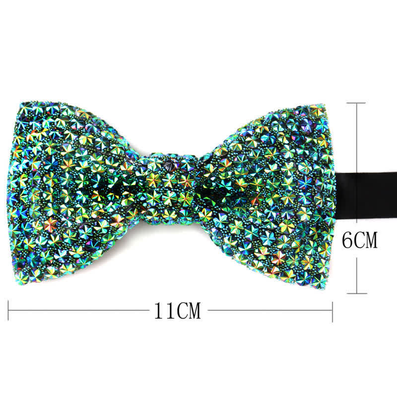 Men's Luxurious Sparkling Rhinestone Party Bow Tie