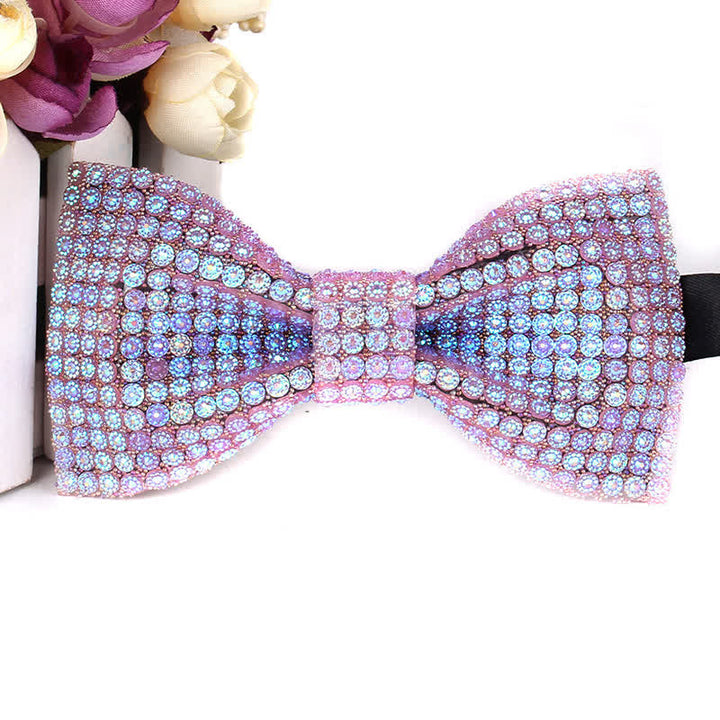 Men's Luxurious Sparkling Rhinestone Party Bow Tie