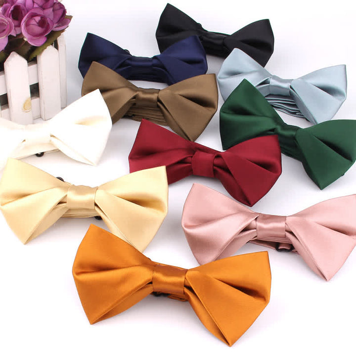 Men's Figure-Eight Twist Shaped Bow Tie