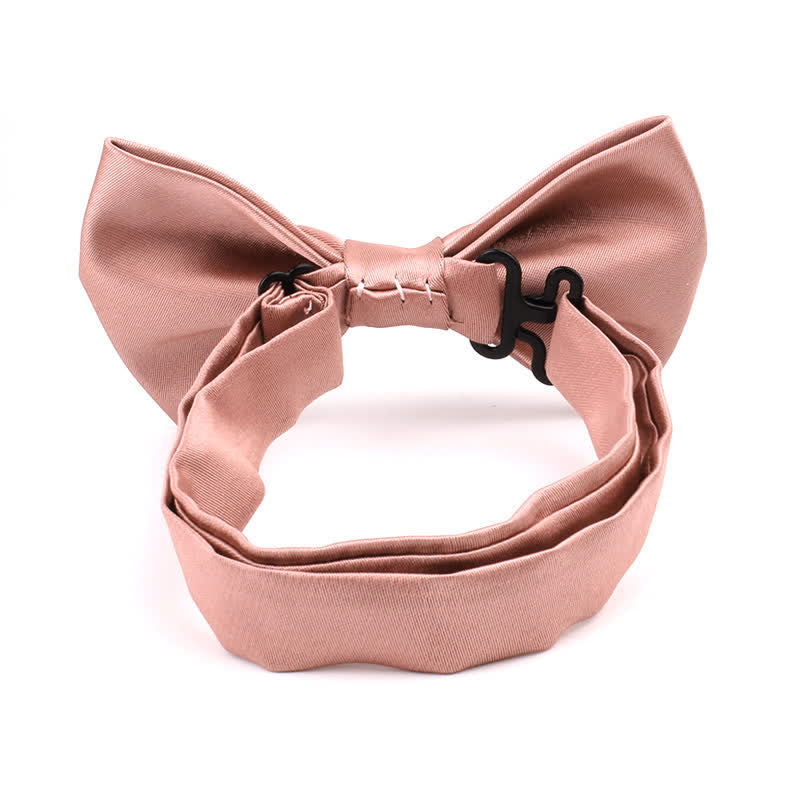 Men's Figure-Eight Twist Shaped Bow Tie