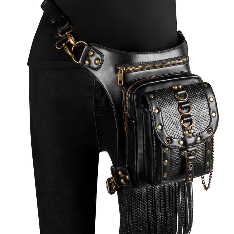 Steampunk Fanny Pack Thigh Holster Shoulder Waist Leg Bag