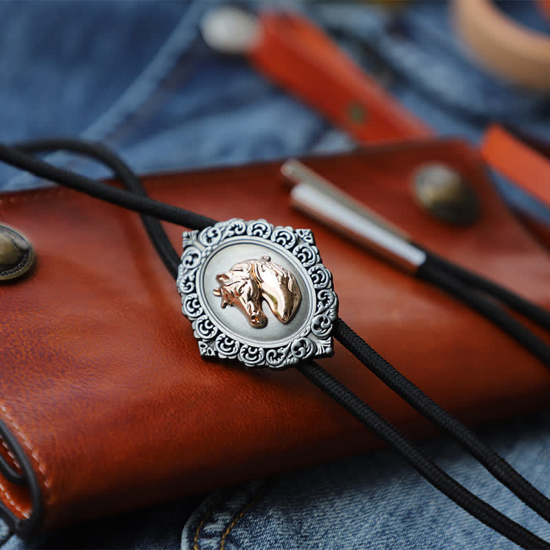 Western Trend Rodeo Horse Head Bolo Tie