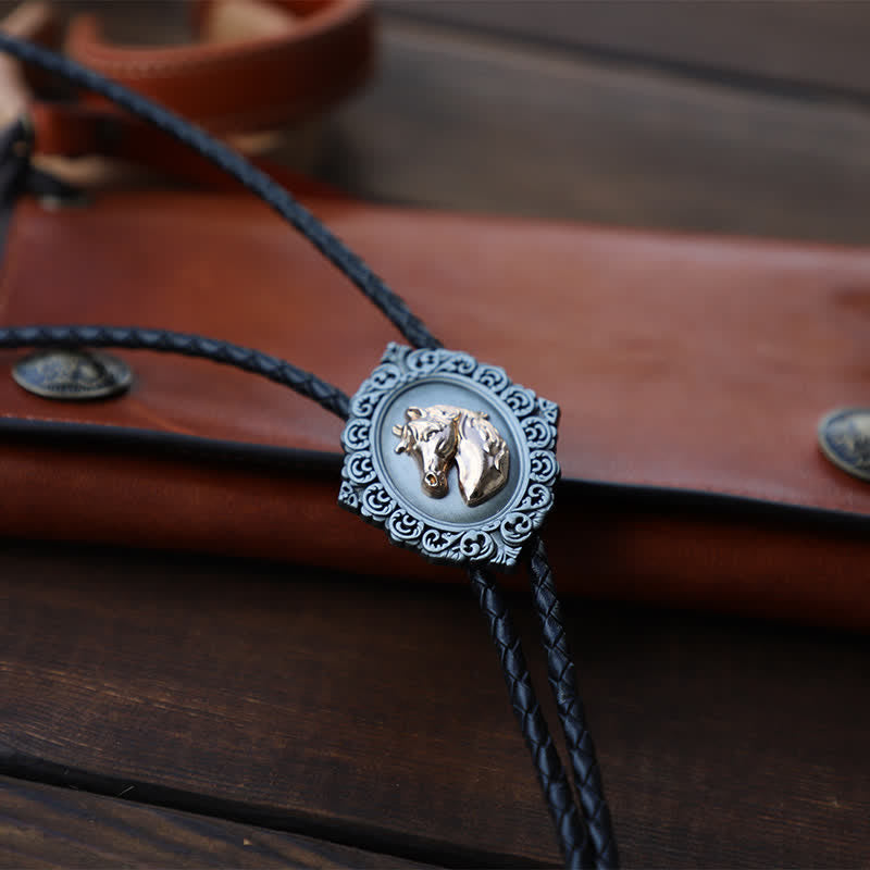 Western Trend Rodeo Horse Head Bolo Tie