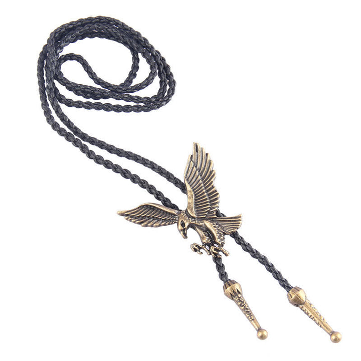 Flying Eagle Animal Western Bolo Tie