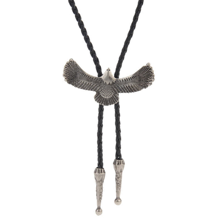 Flying Eagle Animal Western Bolo Tie