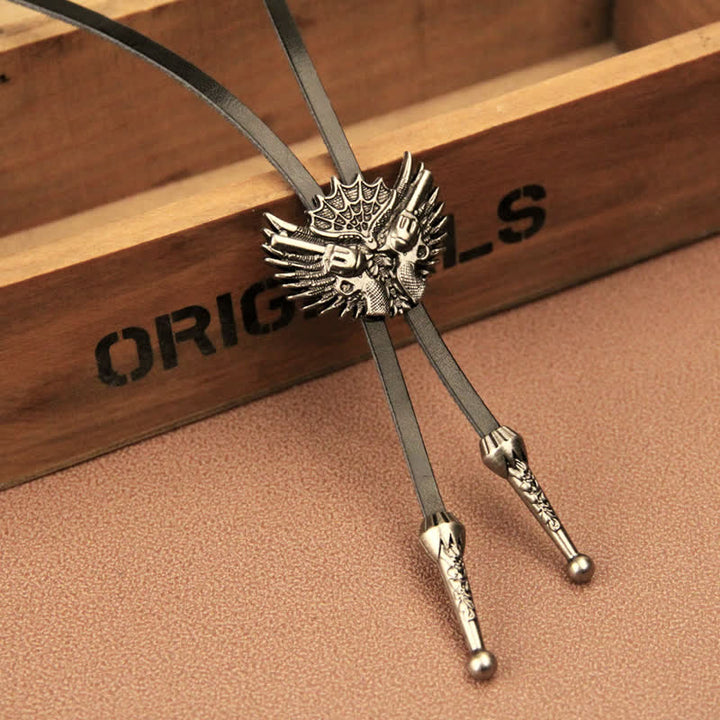 Double Guns Wings Casual Bolo Tie