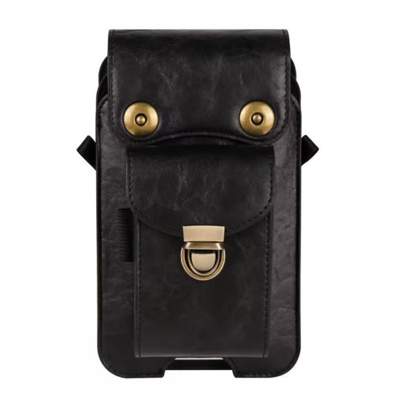 Phone Holster Crossbody Leather Belt Bag