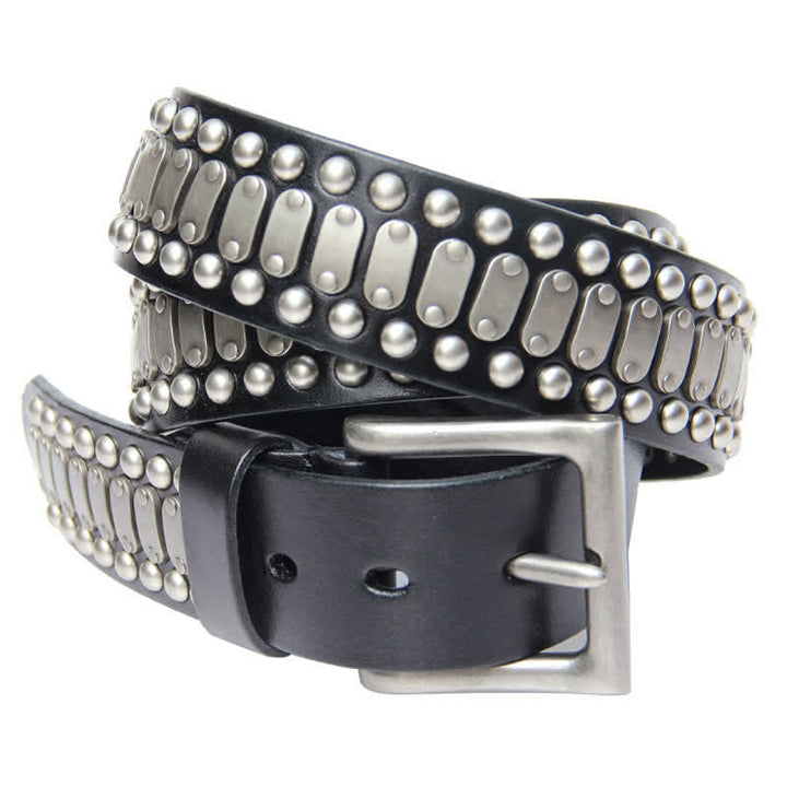 Casual Cool Metal Rock Rivet Studded Leather Belt