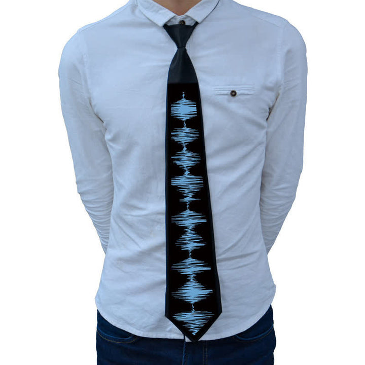 Party Voice Control Light Up Glow In Dark LED Necktie