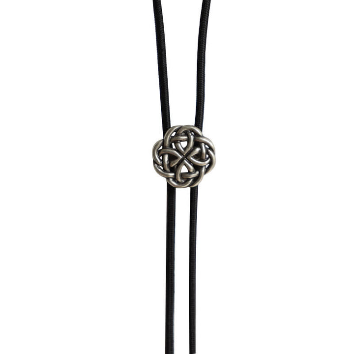 Vintage Celtic Knot Hollow Exotic Bolo Tie