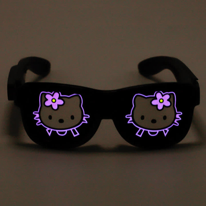 Funny Eyes Party Decor Rechargeable LED Glasses