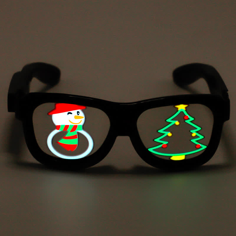 Funny Eyes Party Decor Rechargeable LED Glasses