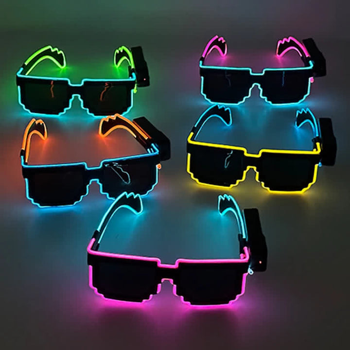 Creative Mosaic LED Wireless Party Mode Glasses