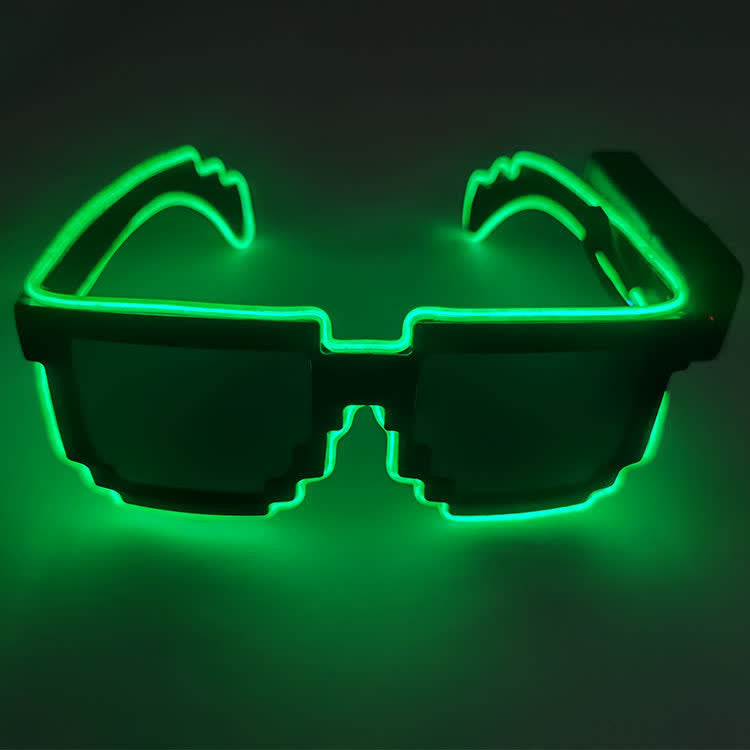 Creative Mosaic LED Wireless Party Mode Glasses