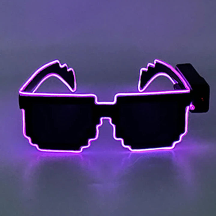 Creative Mosaic LED Wireless Party Mode Glasses