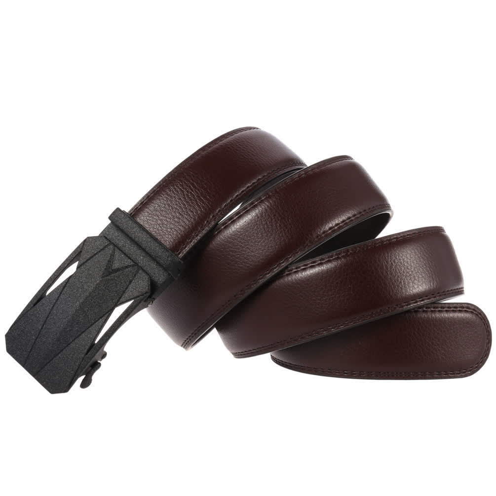 Men's Formal Daily Outdoor Automatic Buckle Leather Belt