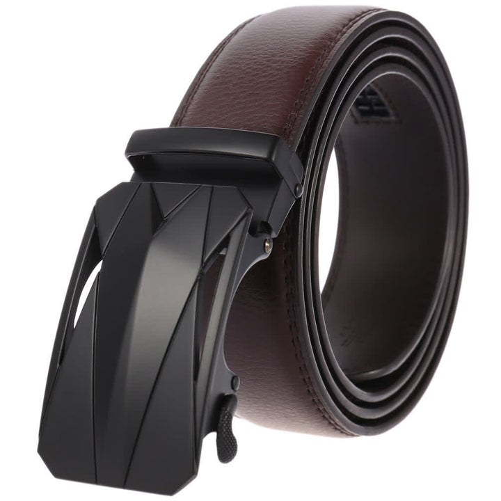 Men's Formal Daily Outdoor Automatic Buckle Leather Belt