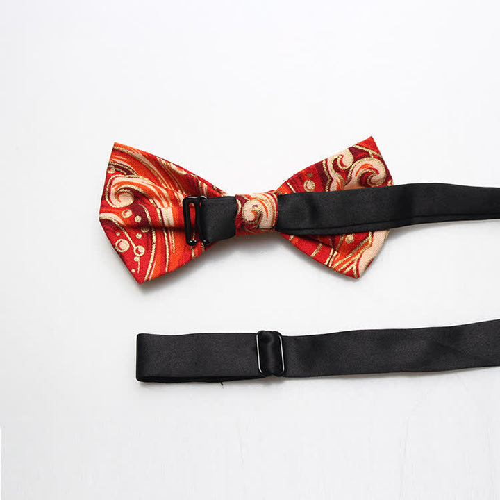 Men's Royal Pattern Wedding Cotton Bow Tie