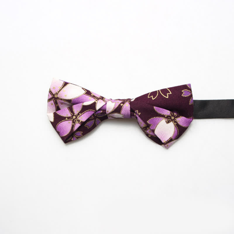 Men's Royal Pattern Wedding Cotton Bow Tie