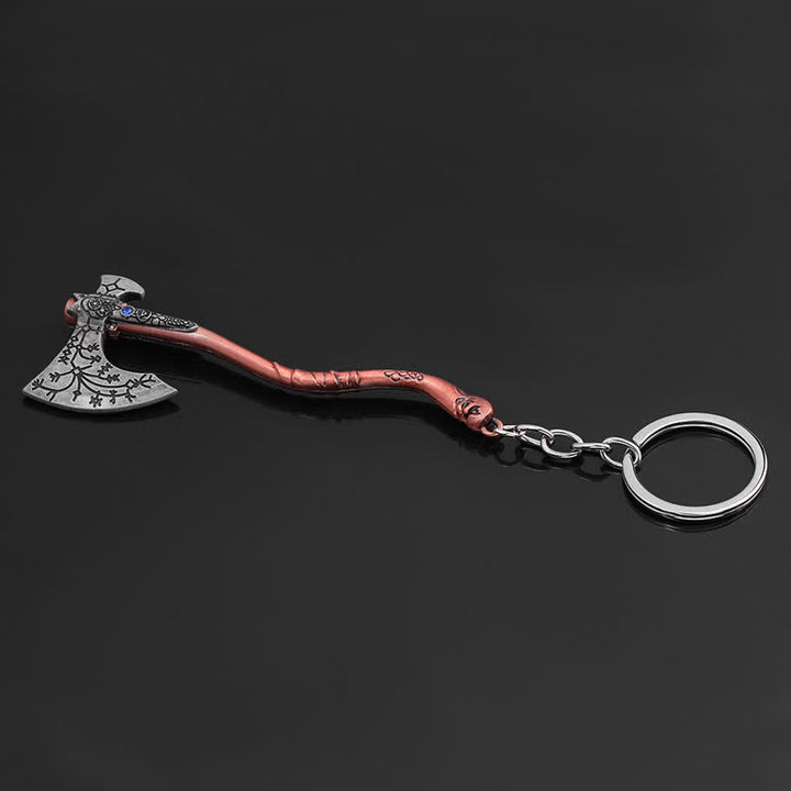 Viking Axe Game Decoration Pendant Keychain