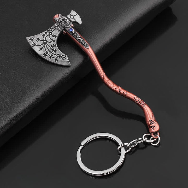 Viking Axe Game Decoration Pendant Keychain