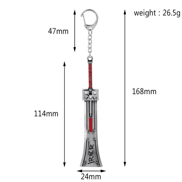 Sword Weapon Model Pendant Keychain