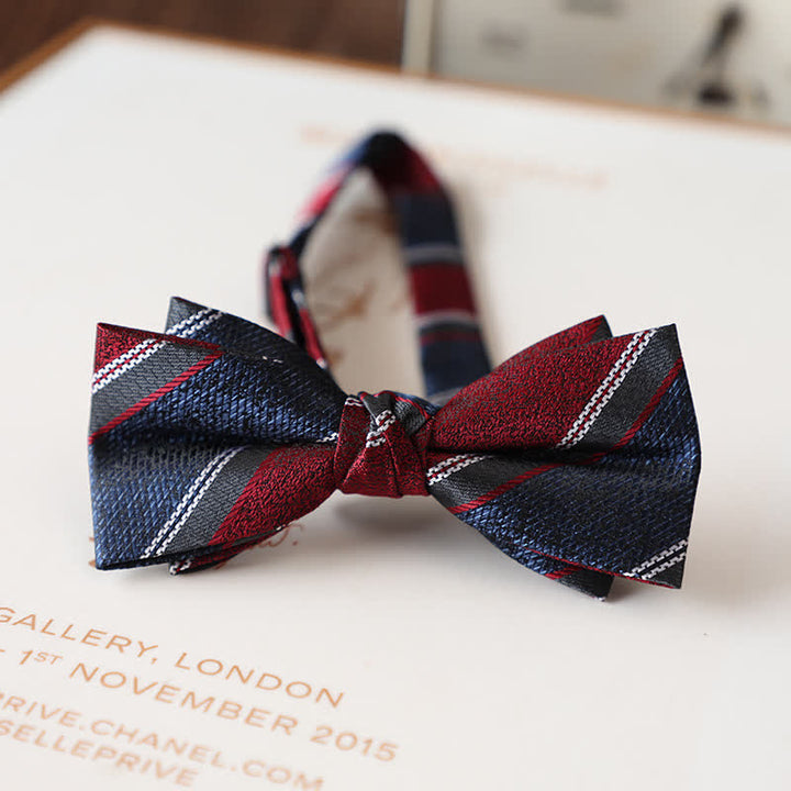 Men's Vintage Floral Pattern Wedding Suit Bow Tie