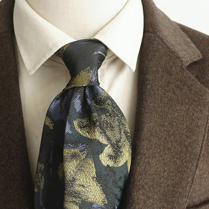 Men's Vintage Floral Printed Casual Wide Necktie - Style #4 - image 6