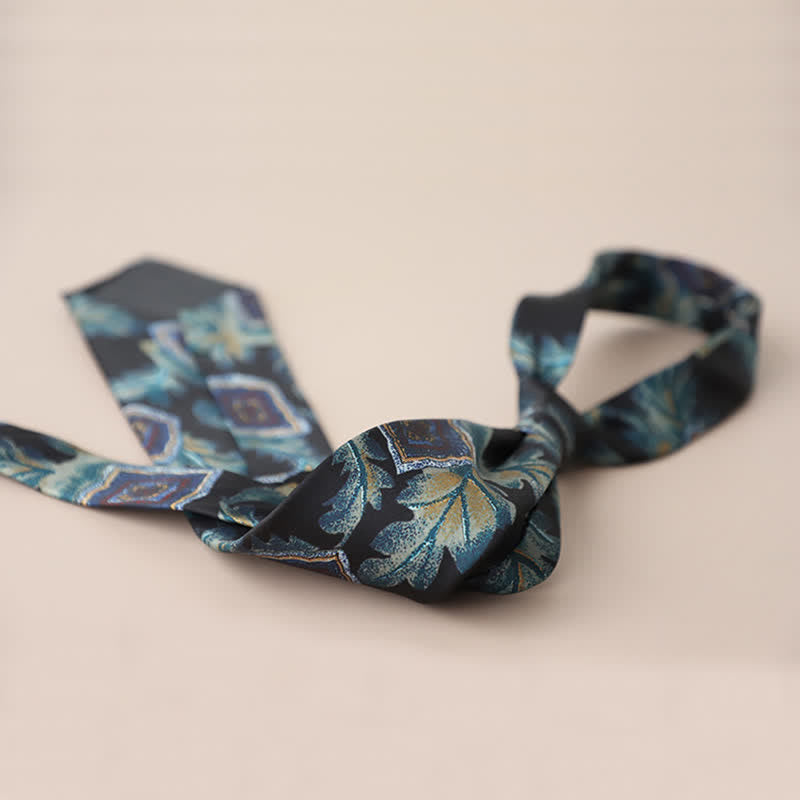 Men's Retro Elegant Neckwear Floral Pattern Necktie - image 4