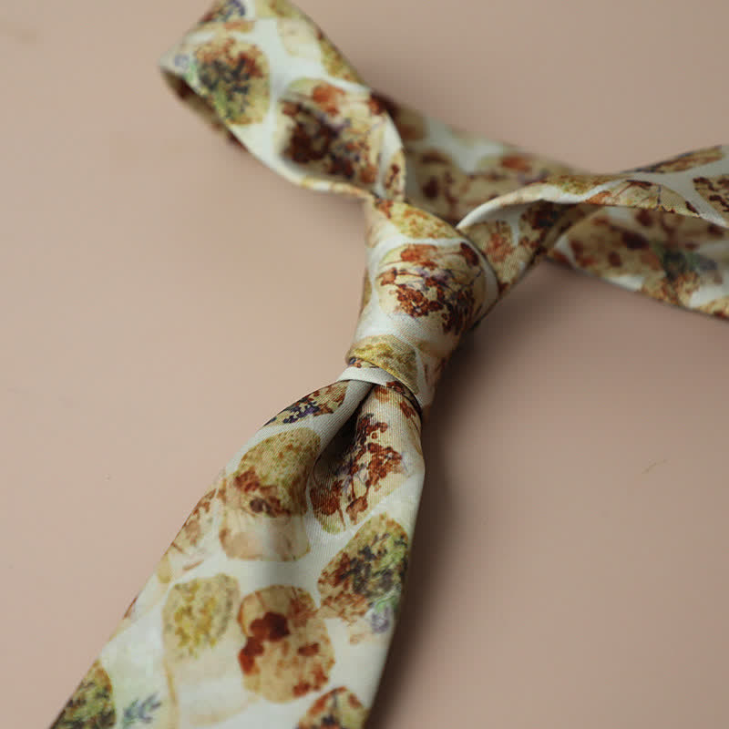 Men's Retro Elegant Neckwear Floral Pattern Necktie - Style #11 - image 15