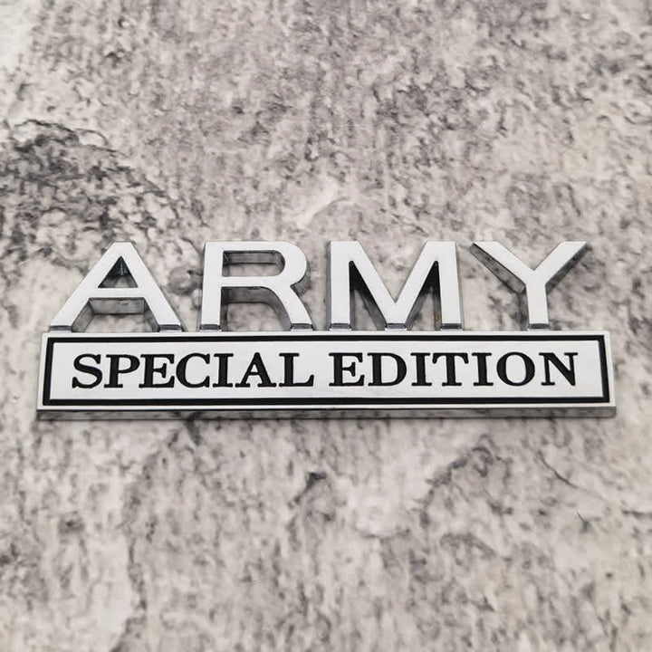 ARMY SPECIAL EDITION Metal Sticker Car Badge