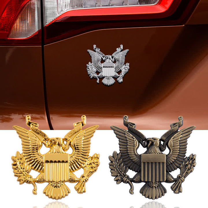 Force Winged Eagle Metal Sticker Car Badge