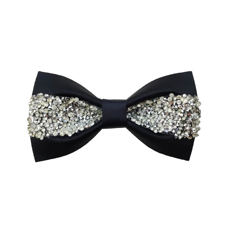 Men's Luxurious Rhinestone Gentleman Party Bow Tie