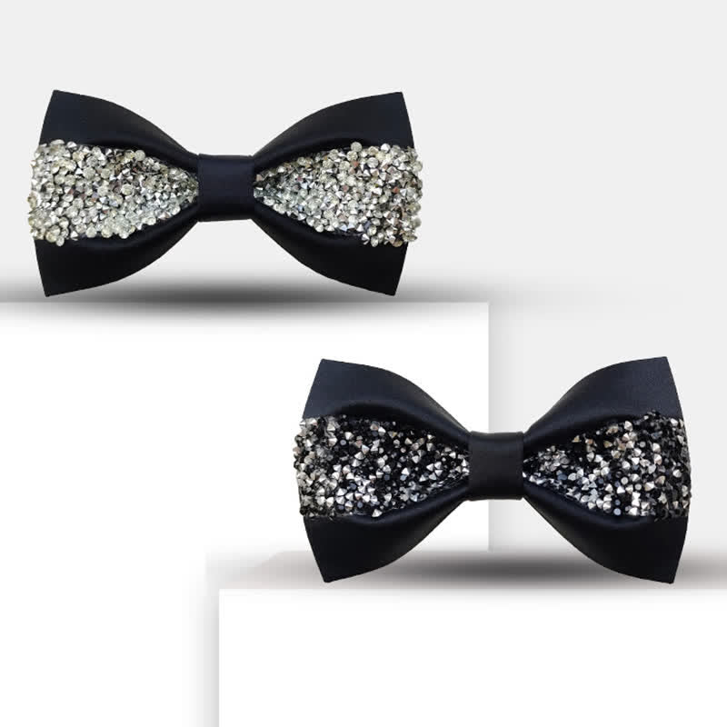 Men's Luxurious Rhinestone Gentleman Party Bow Tie