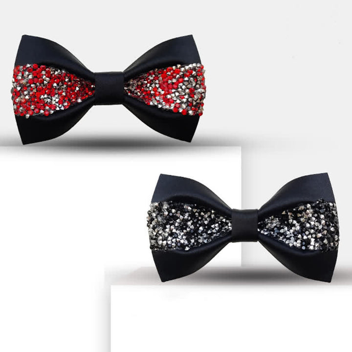 Men's Luxurious Rhinestone Gentleman Party Bow Tie