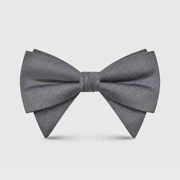 Men's Elegant Large Classic Oversized Pointed Bow Tie