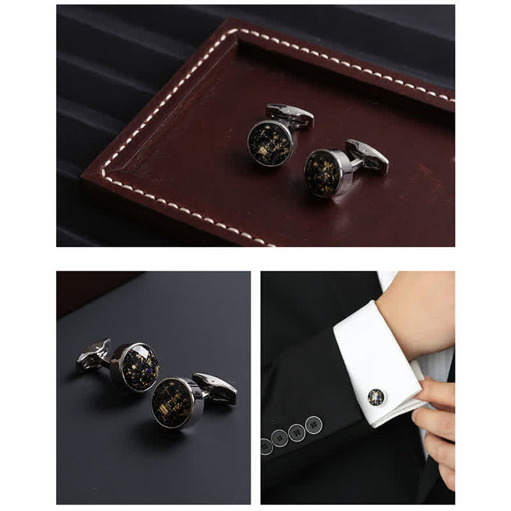 Men's Luxury Simple Gentleman Shirt Cufflinks