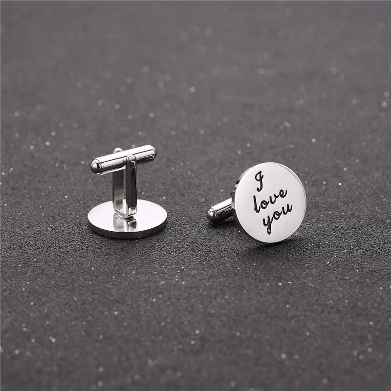 Men's I Love You To Infinity And Beyond Cufflinks