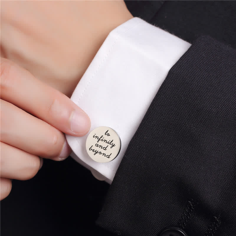 Men's I Love You To Infinity And Beyond Cufflinks