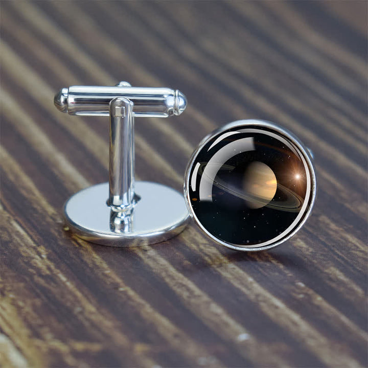 Men's Universe Solar System Planet Cufflinks