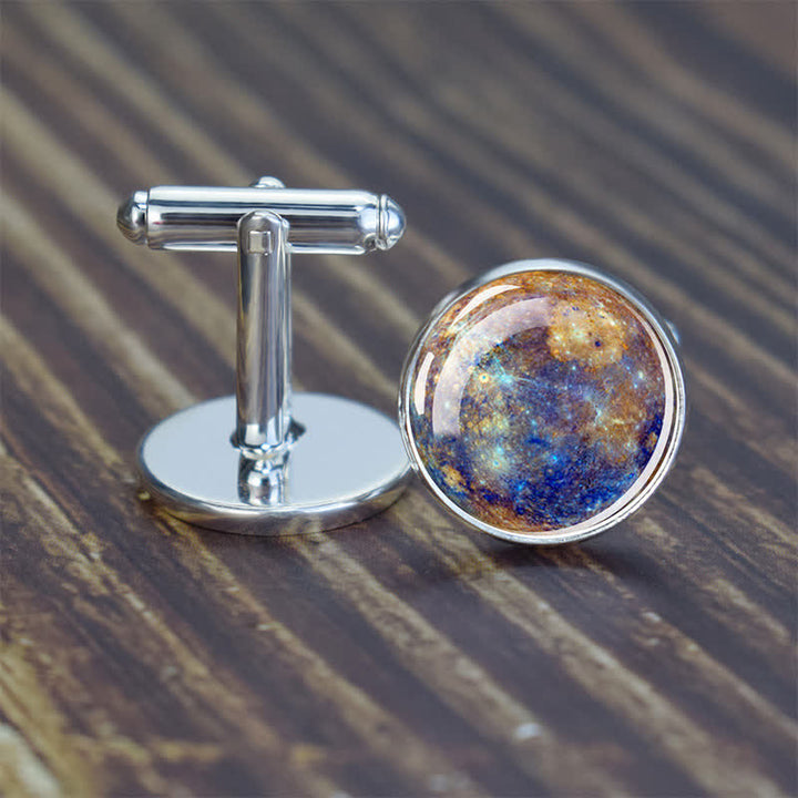 Men's Universe Solar System Planet Cufflinks - Mercury - image 11
