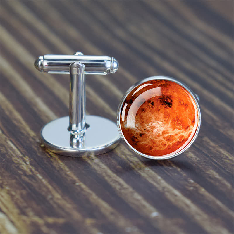 Men's Universe Solar System Planet Cufflinks - Venus - image 13